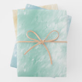 Hübsch Girly Mint Aqua Yellow Geschenkpapier Set (Beispiel)