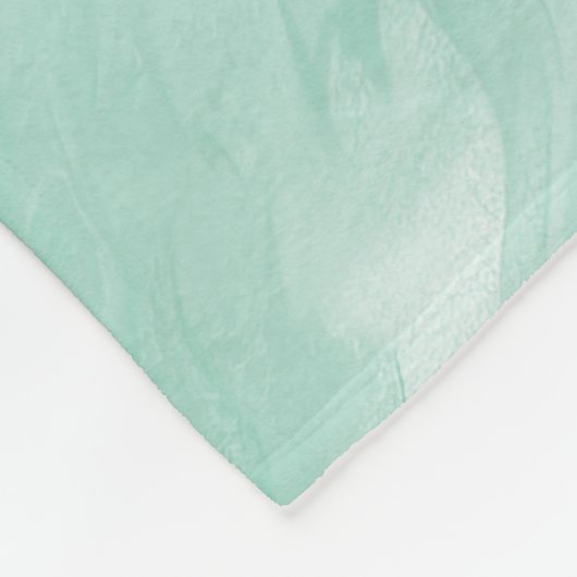 Hübsch Girly Mint Fleecedecke (Ecke)