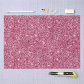 Hübsch Girly Pink Glitzer Seidenpapier (Handwerk)