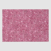 Hübsch Girly Pink Glitzer Seidenpapier (Vorderseite)