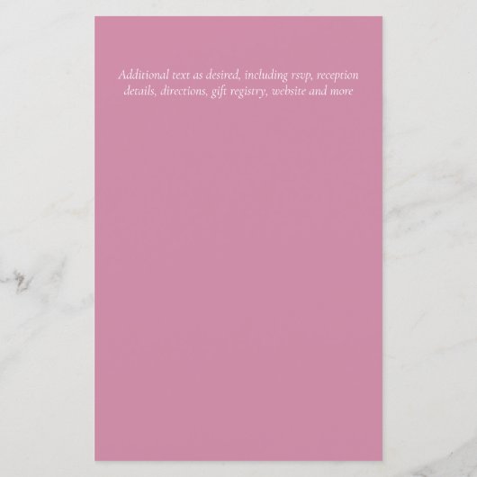 Hübsch Girly Rose Gold Budget Rett Daten (Rückseite)