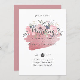Hübsch Girly Rosegold Floral Glam Wedding
