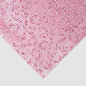 Hübsch Girly Sugar Pink Glitzer Leopard Seidenpapier (Detail)