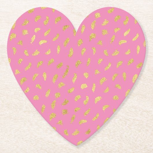 Hübsch Glam Pink Abstrakt Untersetzer (Vorderseite)