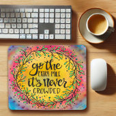 Hübsch "Go the Extra Mile" Inspiration Mousepad