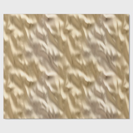 Hübsch Gold Glam Geschenkpapier (Flach)