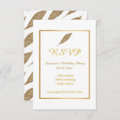 HÜBSCH GOLD LEAF Jeden Anlaß UAWG Einladung (Vorne/Hinten)