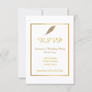 HÜBSCH GOLD LEAF Jeden Anlaß UAWG Einladung