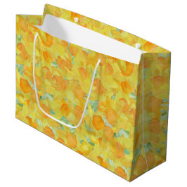Hübsch Golden Yellow Daffodien Große Geschenktasch Geschenktüte