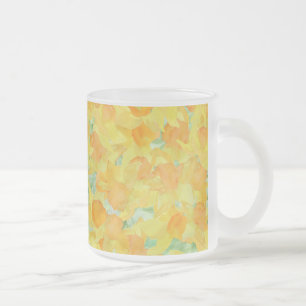 Hübsch Golden Yellow Watercolor Mattglastasse
