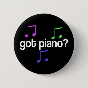 Hübsch got Klavier-Musical-Geschenk Button