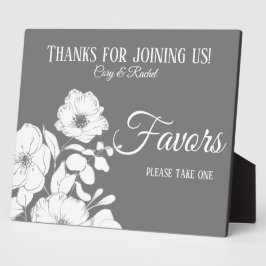 Hübsch Grau mit Gastgeschenke Hochzeiten aus weiße Fotoplatte