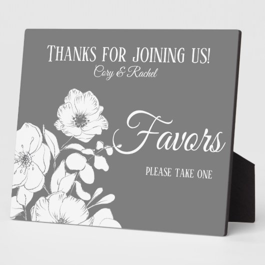 Hübsch Grau mit Gastgeschenke Hochzeiten aus weiße Fotoplatte (Seite)