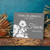 Hübsch Grau mit Gastgeschenke Hochzeiten aus weiße Fotoplatte (Seite)