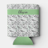 Hübsch Green Gray Summertime Batik Dosenkühler (Rückseite)