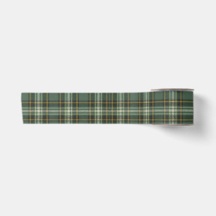 Hübsch-grün-gelbes Kariertes Design Satinband