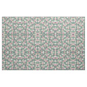 Hübsch-grüne Rosa-Blume Botanisch Stoff (Fat Quarter (45,7 x 55,9 cm))