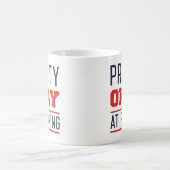 Hübsch gut im Laufen Kaffeetasse (Mittel)