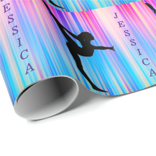 Hübsch Gymnastik Gymnastik farbiges Wrapping Paper Geschenkpapier