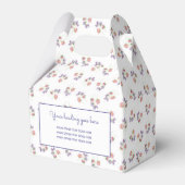 Hübsch handgemalt Süßpea Wasserfarbe Geschenkschachtel (Vorderseite)