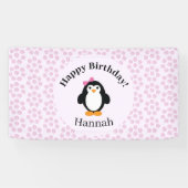 Hübsch Happy Birthday Penguin Banner (Horizontal)