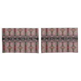 Hübsch Happy Heart Pink Kissen Case Set Kissenbezug