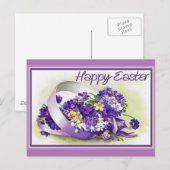 Hübsch Happy Oaster Postkarte (Vorne/Hinten)