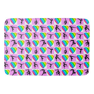HÜBSCH HEARTS GYMNASTICS BATHMAT BADEMATTE