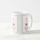 Hübsch Hearts Niedlich Einfache Moderne Kaffeetasse (VorderseiteRechts)