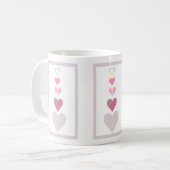 Hübsch Hearts Niedlich Einfache Moderne Kaffeetasse (Vorderseite Links)