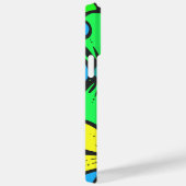 Hübsch-hell Sommer-Blume Blau Gelb und Grün Case-Mate iPhone Hülle (Rückseite / Rechts)