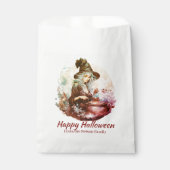 Hübsch Hexe und Cauldron Happy Halloween Geschenktütchen (Vorderseite)