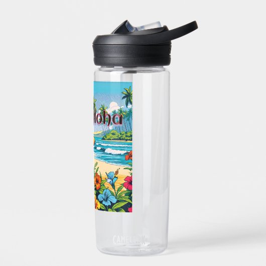 Hübsch Hula Dancer auf den Hawaiianischen Inseln A Trinkflasche (Links)