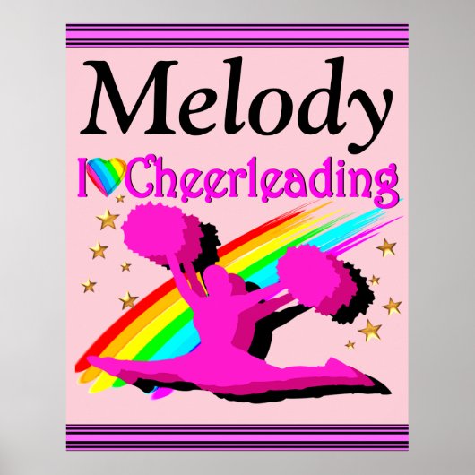 HÜBSCH I LIEBE ERLEICHTERN PERSONALISIERTEN POSTER (Vorne)