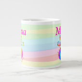 HÜBSCH I LIEBE GYMNASTICS PERSONALISIERTE MUG Jumbo-Tasse (Vorderseite)