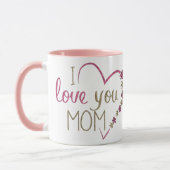 HÜBSCH I LIEBE MAMA TASSE (Links)