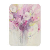 Hübsch im Frühjahr | Soft Pink Bouquet Magnet (Vertikal)