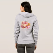 Hübsch im Herbst Pink: Whimsy & Gewürz Hoodie (Schwarz voll)