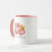 Hübsch im Herbst Pink: Whimsy & Gewürz Tasse (Vorderseite Links)