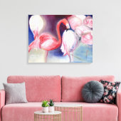 Hübsch im Rosa 2012 Leinwanddruck (Insitu (Wohnzimmer))