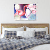 Hübsch im Rosa 2012 Leinwanddruck (Insitu (Schlafzimmer))