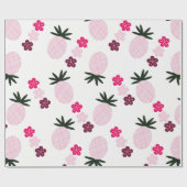 Hübsch im Rosa-Aloha Verpackungs-Papier Geschenkpapier (Flach)