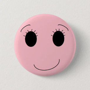 Hübsch im Rosa Button