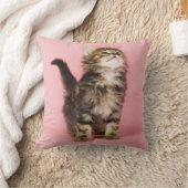 Hübsch im rosa Kätzchen Kissen (Decke)