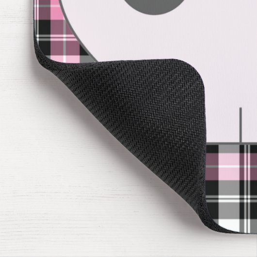 Hübsch im Rosa Mousepad (Ecke)