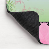Hübsch im Rosa Mousepad (Ecke)