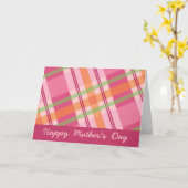 Hübsch in der Karierten Muttertagskarte Karte (Gelbe Blume)