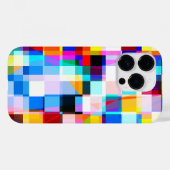 Hübsch in Kariert 3 - Farbenfrohe iPhone Case (Rückseite (Horizontal))
