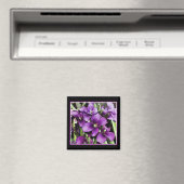 hübsch in lila Blume Magnet (In Situ (Geschirrspüler))