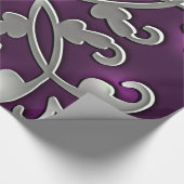 Hübsch in Lila Geschenkpapier (Ecke)